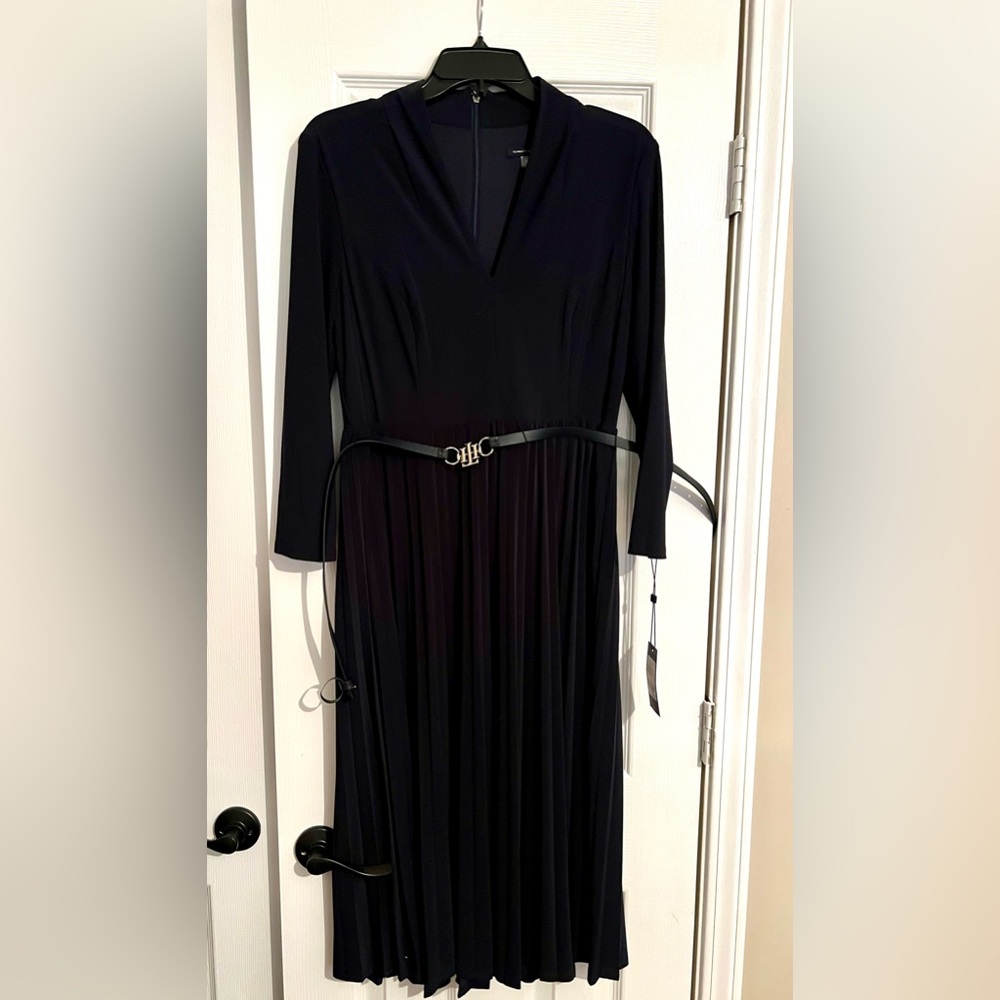 Brand new Tommy Hilfiger navy women's dress, size 10.